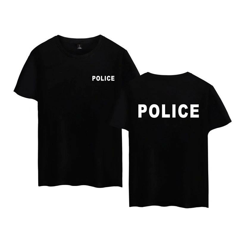 M - XXXXXL(6XL) Kaos POLICE JUMBO T-shirt POLICE BIGSIZE Pria Wanita Kaos polisi Oversize