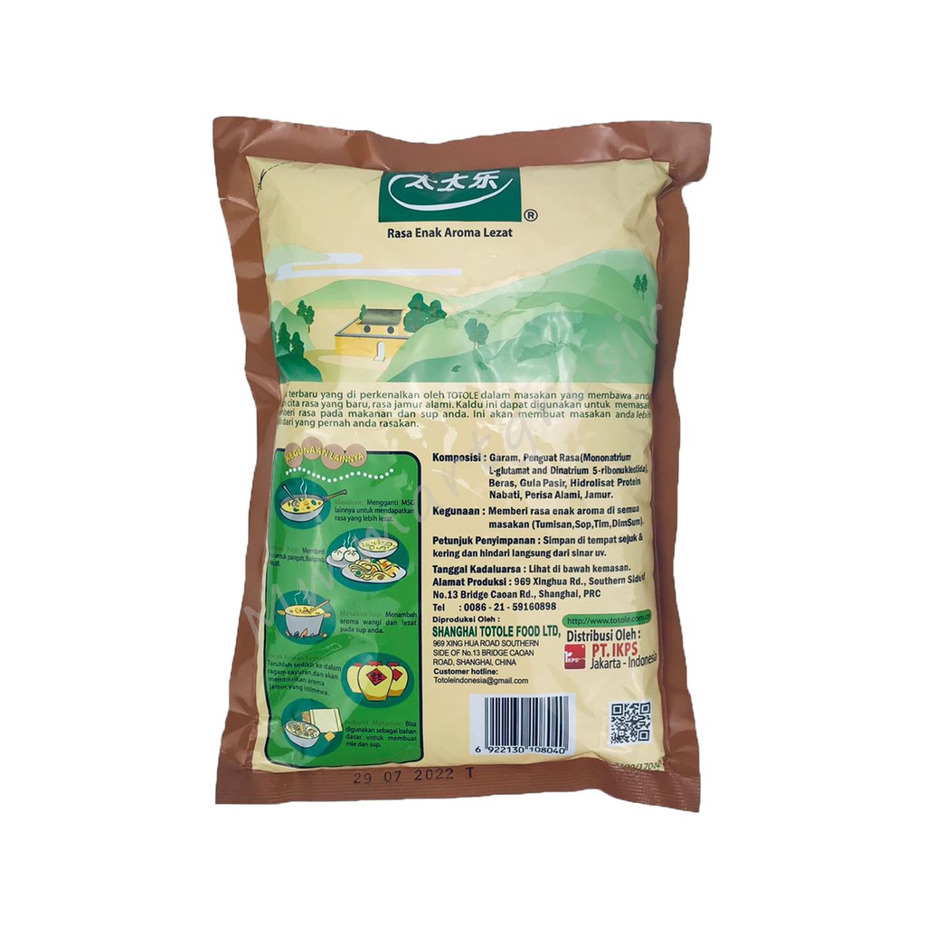 Totole / Kaldu Rasa Jamur / Mushroom Bouillon / 200g/ 400g/ 80g