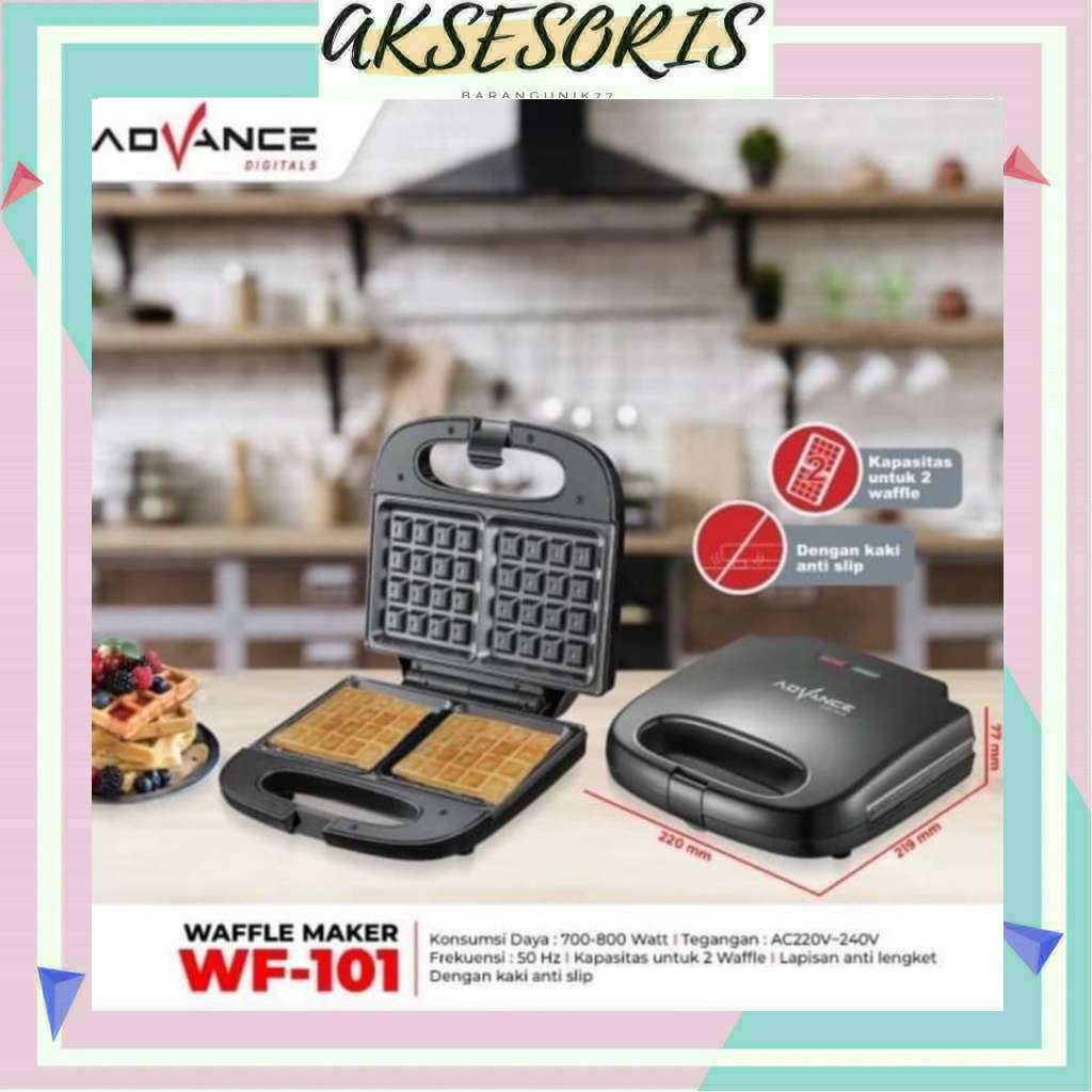 ADVANCE WAFFLE MAKER/CETAKAN WAFFLE WF-101 / ADVANCE WF 101 / ADVANCE WF101