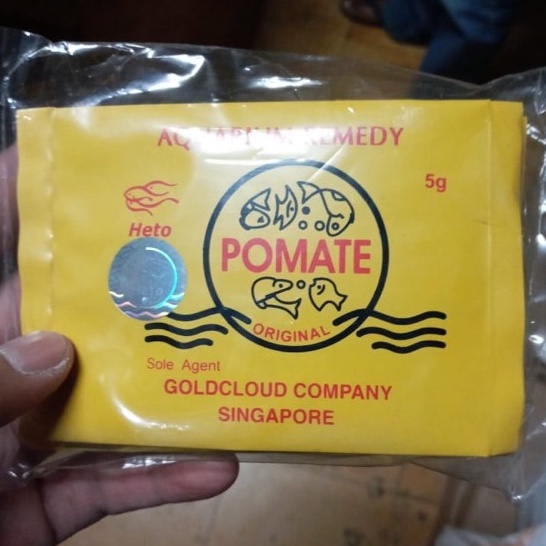 POMATE | OBAT IKAN POMATE by HETO 5 gr