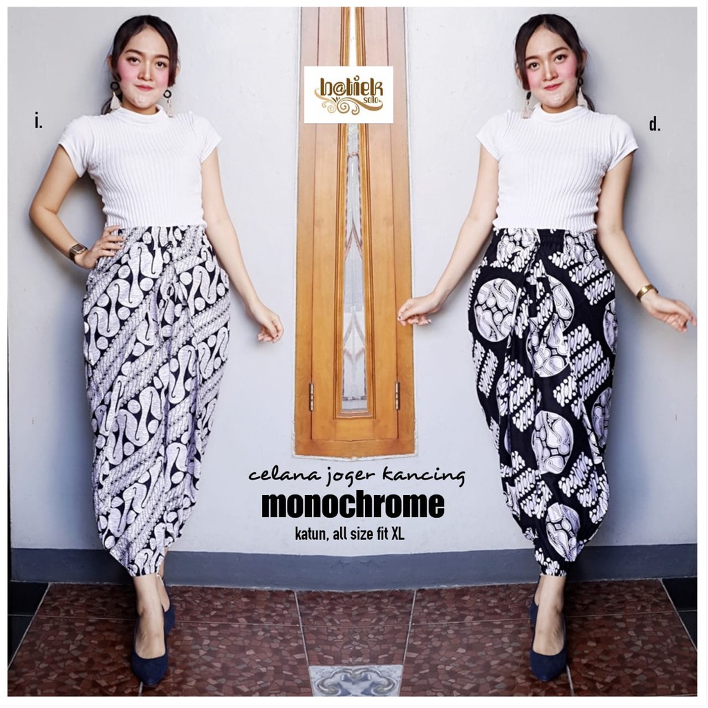 Batik Solo Celana Joger Kancing Monochrome Kode ID Batiek Batik Amanah Surakarta CELANA BATIK SOLO MODERN VIRAL GITARJA SUKET SEGORO GINANDRA KENCONO UNGU CENDRAWASIH KUNING MLIWIS PERWIRA MAHESA RAJASWA ARIESWARA PEKSI NAVY SELING BABON ANGKREM VIJAY#2