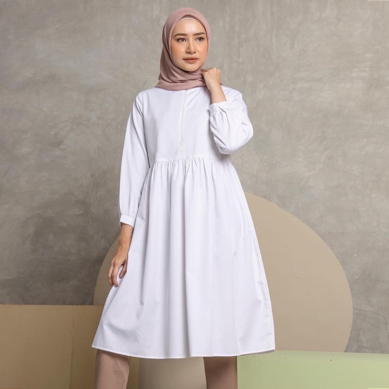 Calla tunik & HL knit bergo