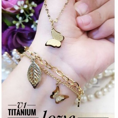 TiTanium set gelang kalung T59