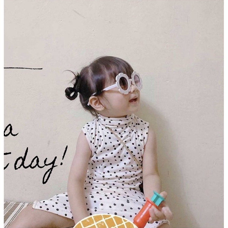 Kacamata Anak Bayi Bulat Sunglasses Baby Bayi Balita Baby Kids Cute Anti UV Ootd Fashion Kaca Mata Gaya Anak Cewek Cowok Laki Laki