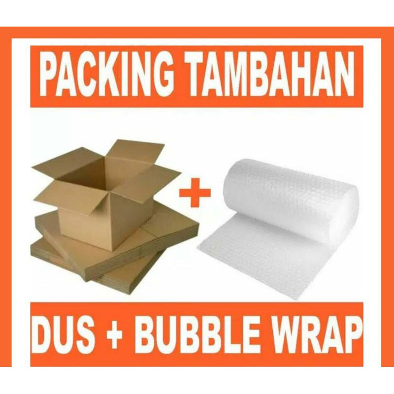 

Packing tambahan Buble wrap - kardus untuk pengamanan barang