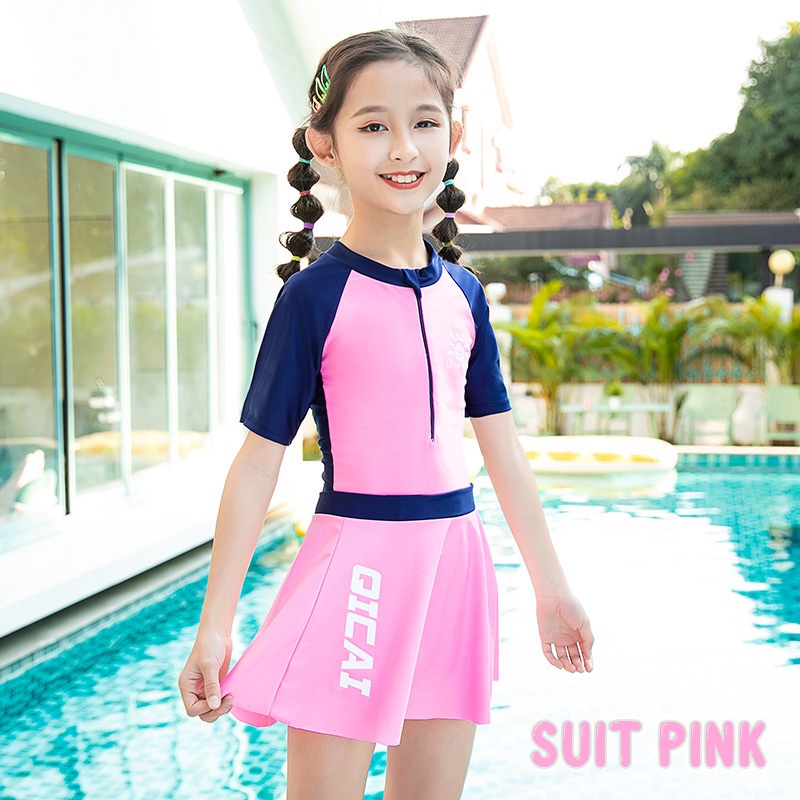 Swimming Suit Baju Renang Anak Perempuan Berlengan