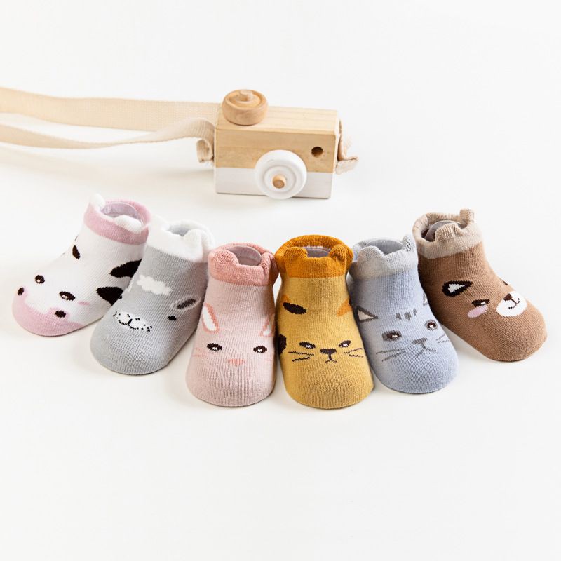 1234OS - KAOS KAKI SEPATU BAYI MOTIF ANIMALS NEW BAHAN KATUN BREATHABLE NYAMAN DI PAKAI IMPORT.