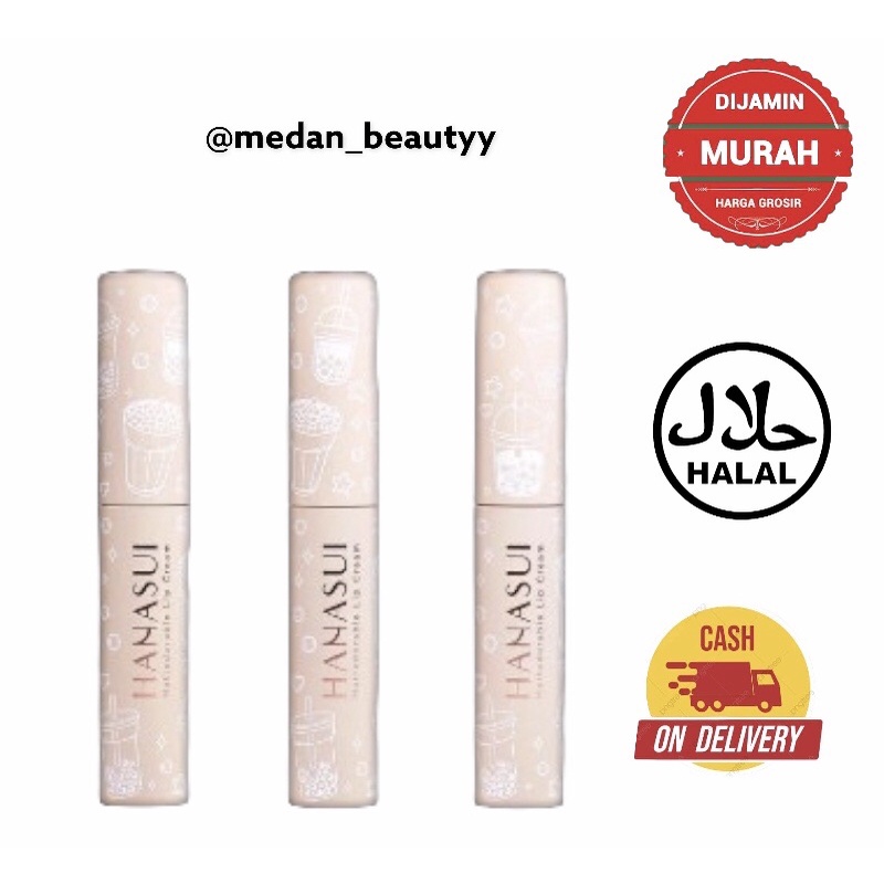 hanasui boba lipcream - hanasui boba edition lipcream matte - hanasui lip matte