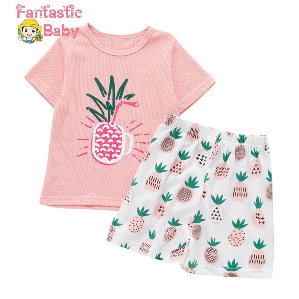 pineapple print baby clothes