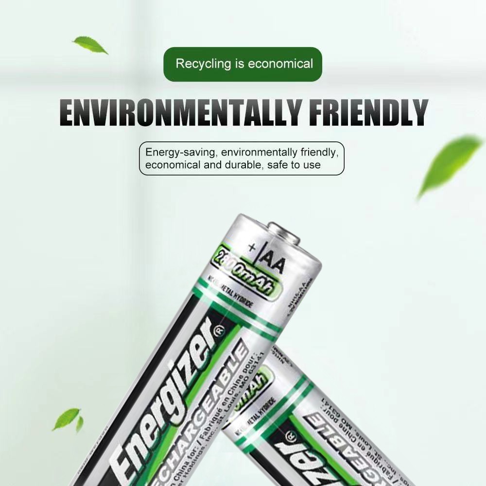 Energizer 1.2V 2800mAh AA Baterai Isi Ulang Untuk Mainan Listrik Senter Kamera Mouse Nirkabel