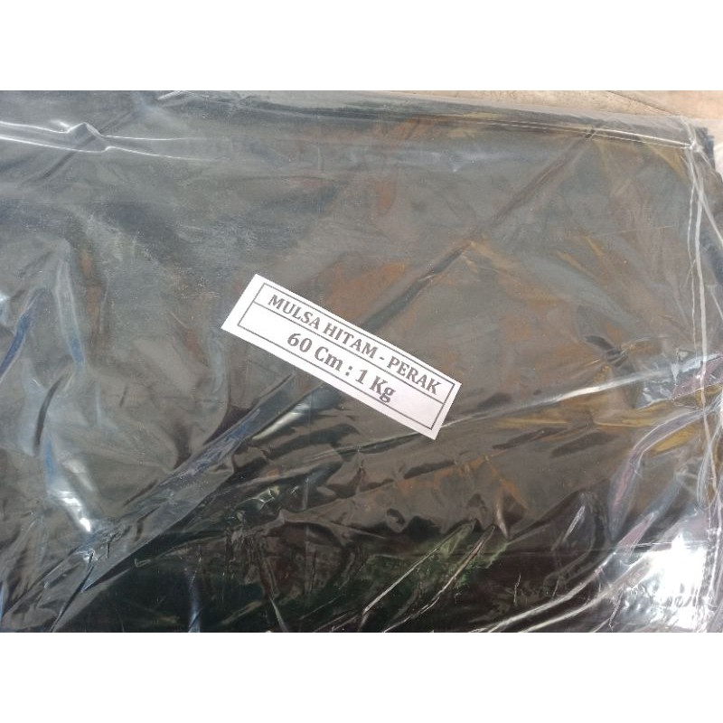 PLASTIK MULSA HITAM PERAK 1KG