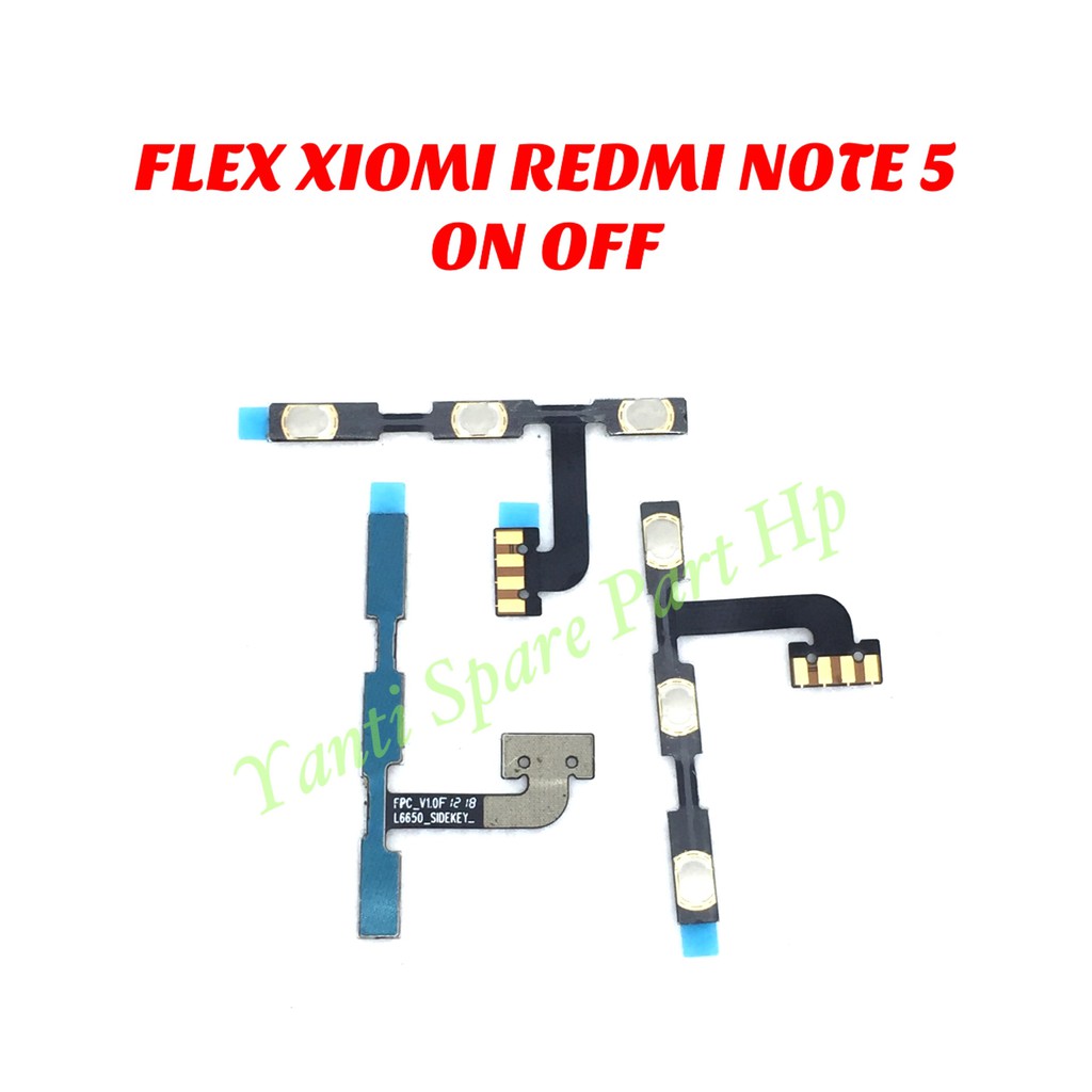 Flexible On Off Xiaomi Redmi Note 5 Original Terlaris New