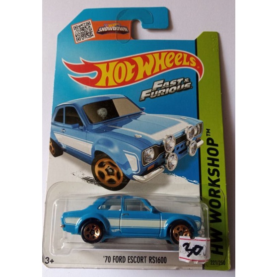 hot wheels 70 ford escort rs1600