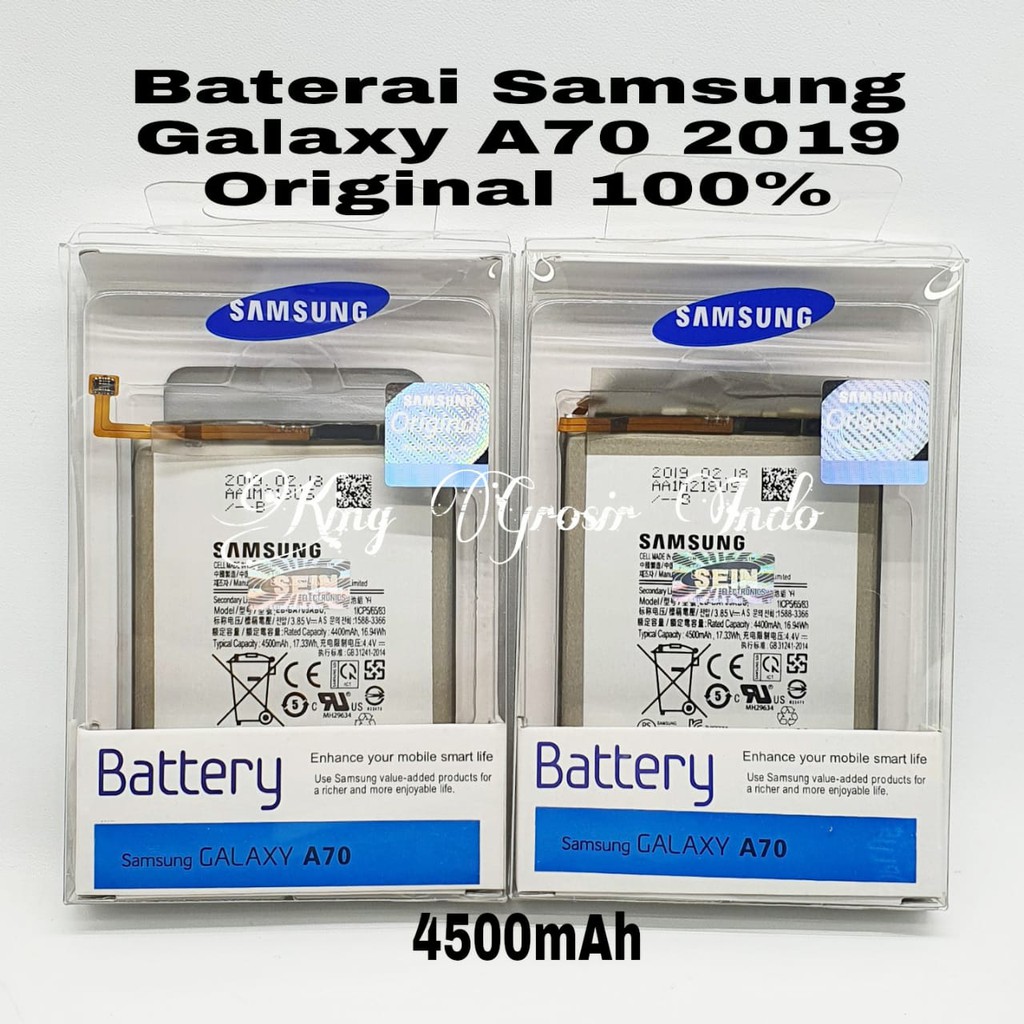 Baterai Samsung Galaxy A70 2019 EB-BA705ABU Original 100% Battery