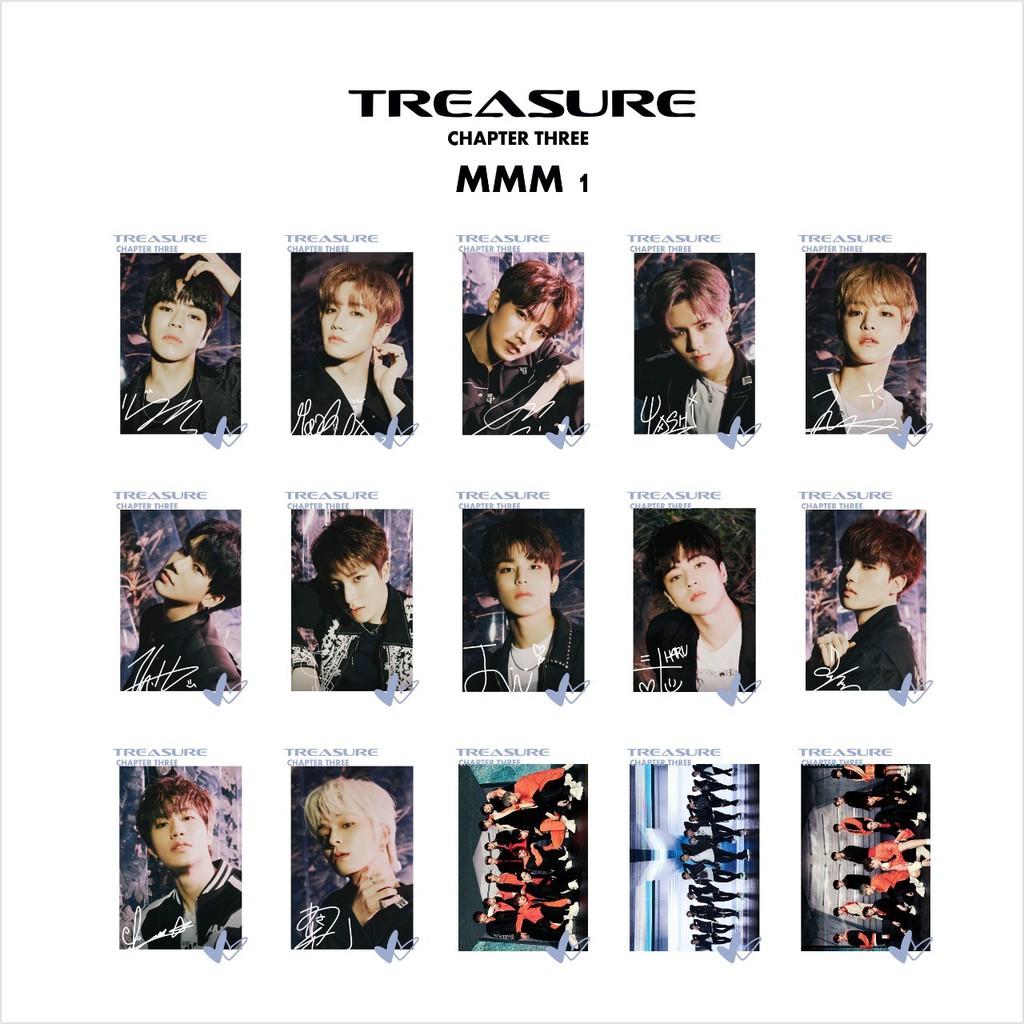 PHOTOCARD FOTO TREASURE CHAPTER THREE KPOP STUFF FANKIT TREASURE THE FIRST STEP POLAROID