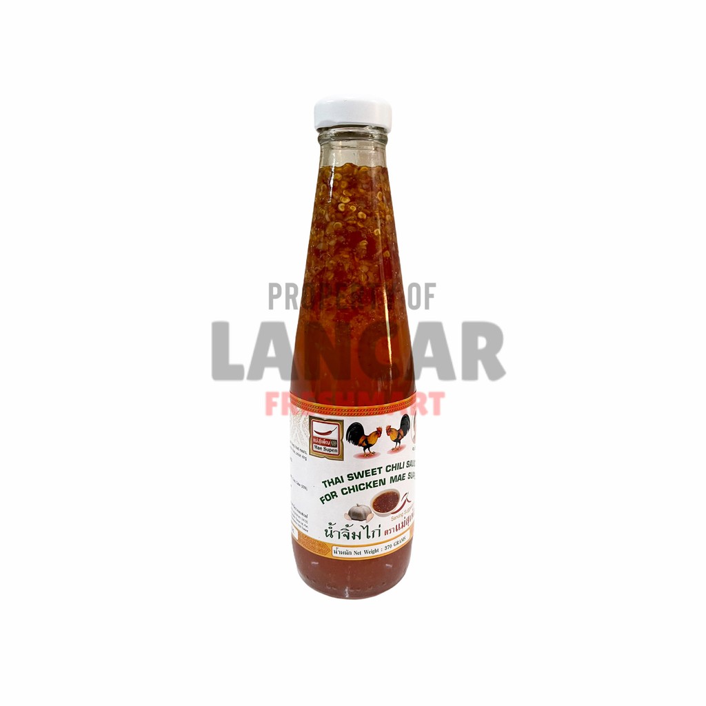 MAE SUPEN THAI SWEET CHILI SAUCE 370 GR / SAUS THAI MANIS PEDAS 370GR