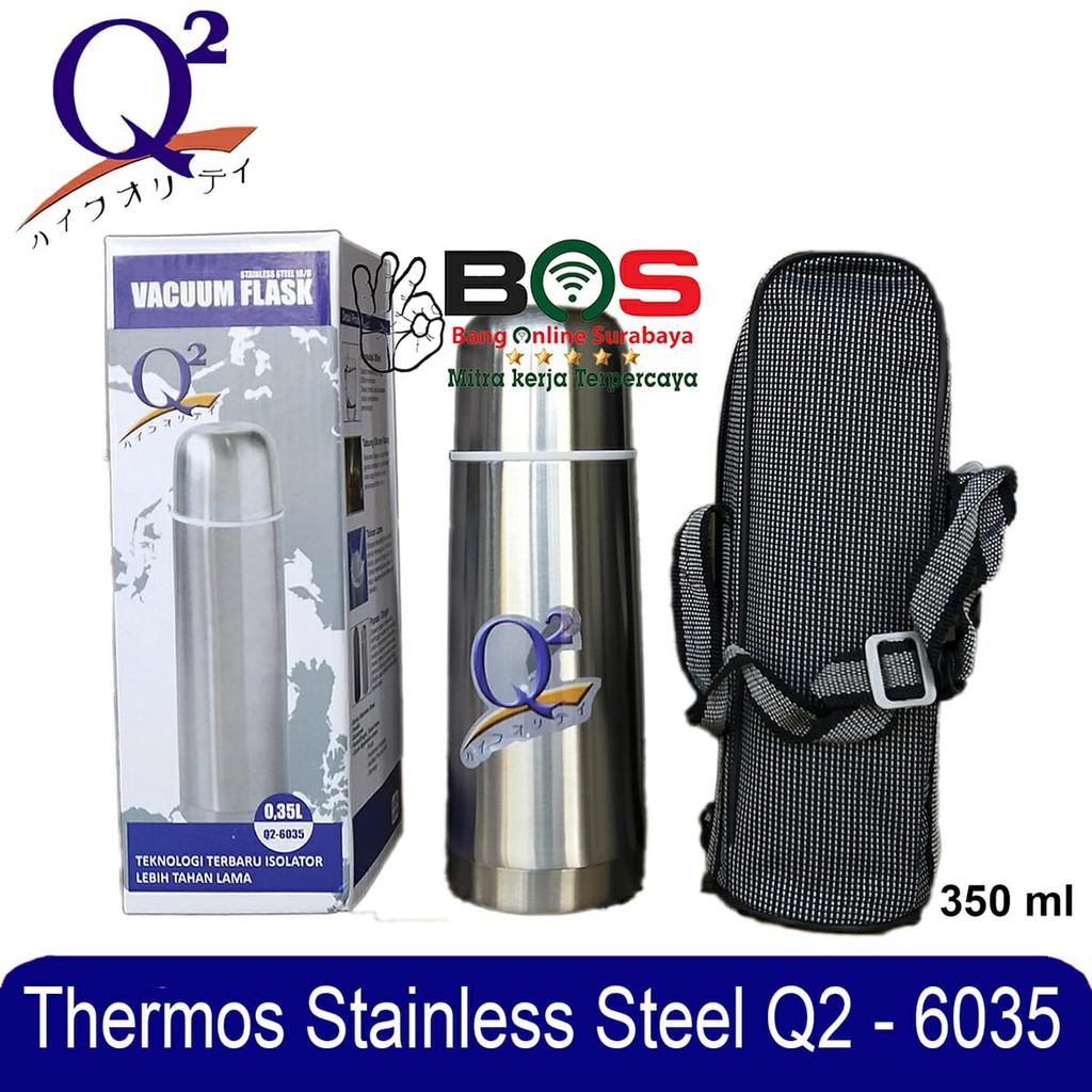 Termos Thermos Air Panas dan Dingin Stainless 350 ML Q2-6035 Q2 6035