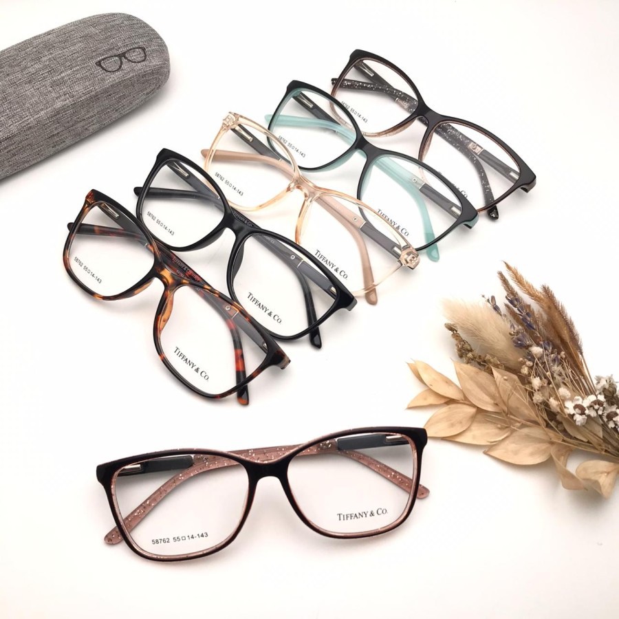*COD* Frame Kacamata Fashion Wanita Pria MURAH Tiffany & Coo 58762 Terlaris (paket hemat)