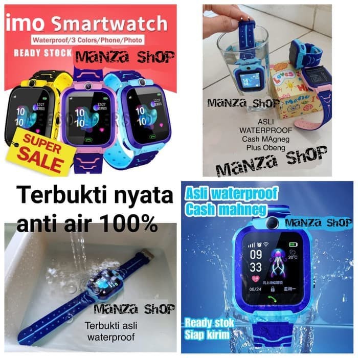 (BISA COD) Jam Hp imo jam tangan anak perempuan laki laki ASLI TAHAN AIR
