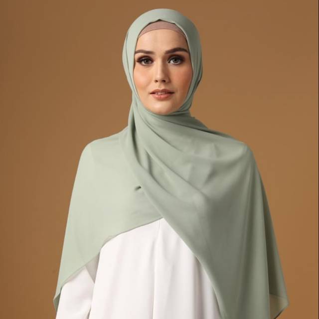 [FULLBOOKED] Embroidery Shawl HL x Bandana Rajut Premium Gonegani