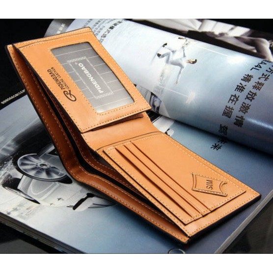 DOMPET PRIA IMPORT PENDEK LIPAT KULIT COKLAT MURAH PREMIUM BRANDED ORIGINAL ROBERTO WA051B7 ASLI ORI