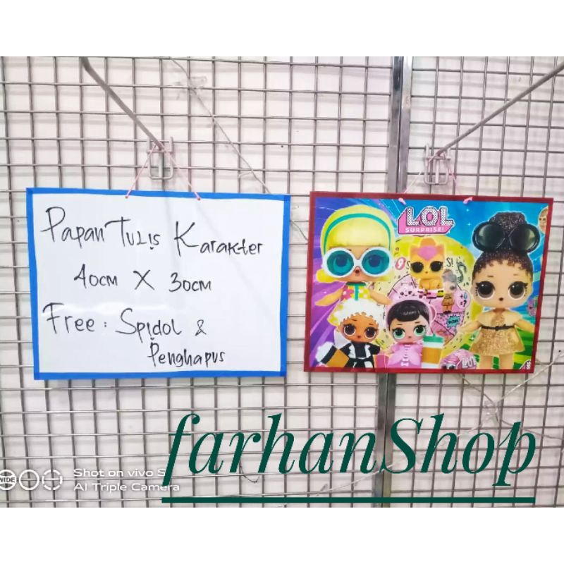 

Papan Tulis Anak Free Spidol + Penghapus