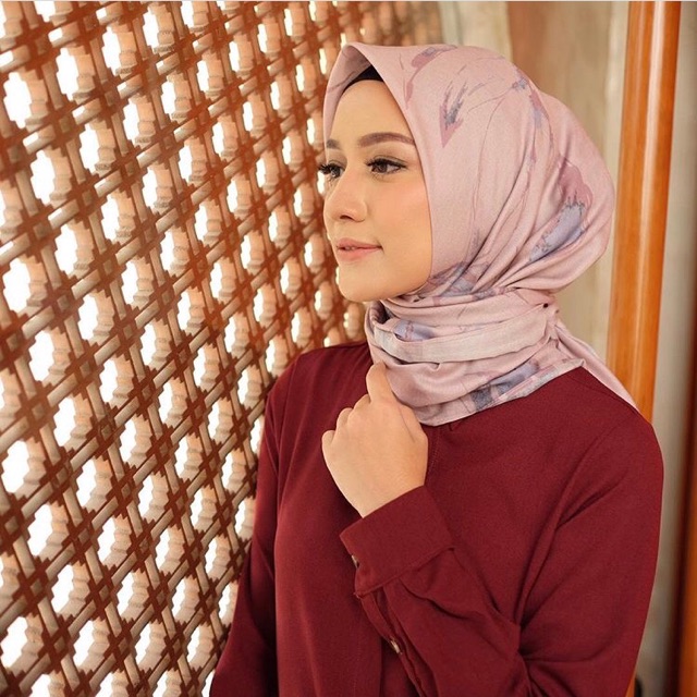 Heaven Lights HL premium scarf - NAOMI DUSTY PINK voal hijab