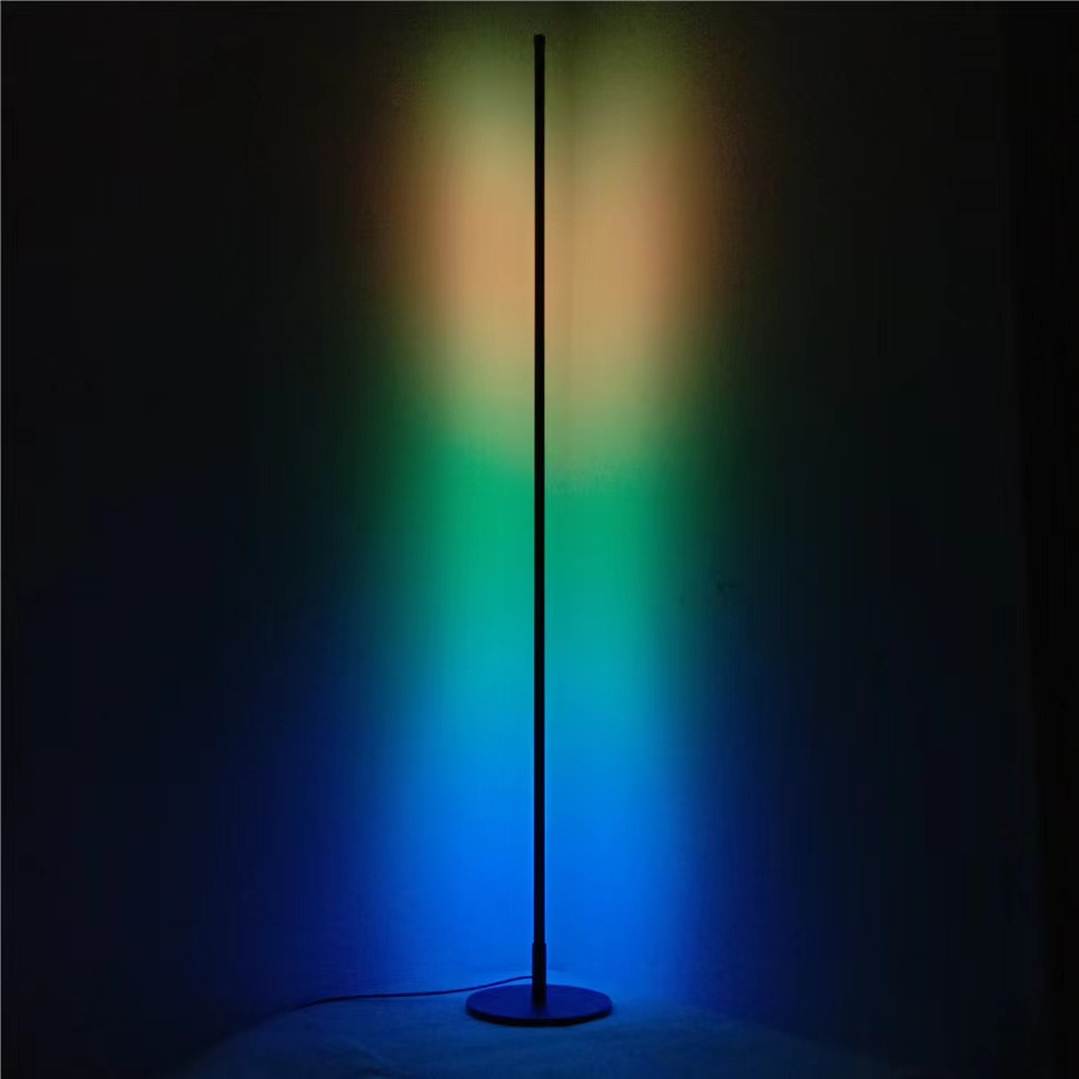 Standing Side Floor Lamp / Lampu Stand Sudut Lantai Minimalis / RGB Lamp
