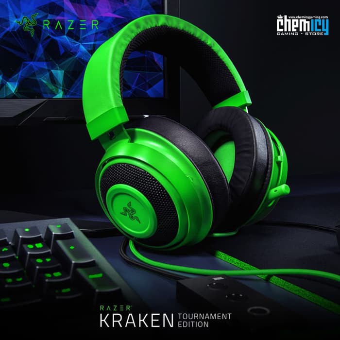 Razer Kraken Tournament Edition (TE) Esports Gaming Headset - Green