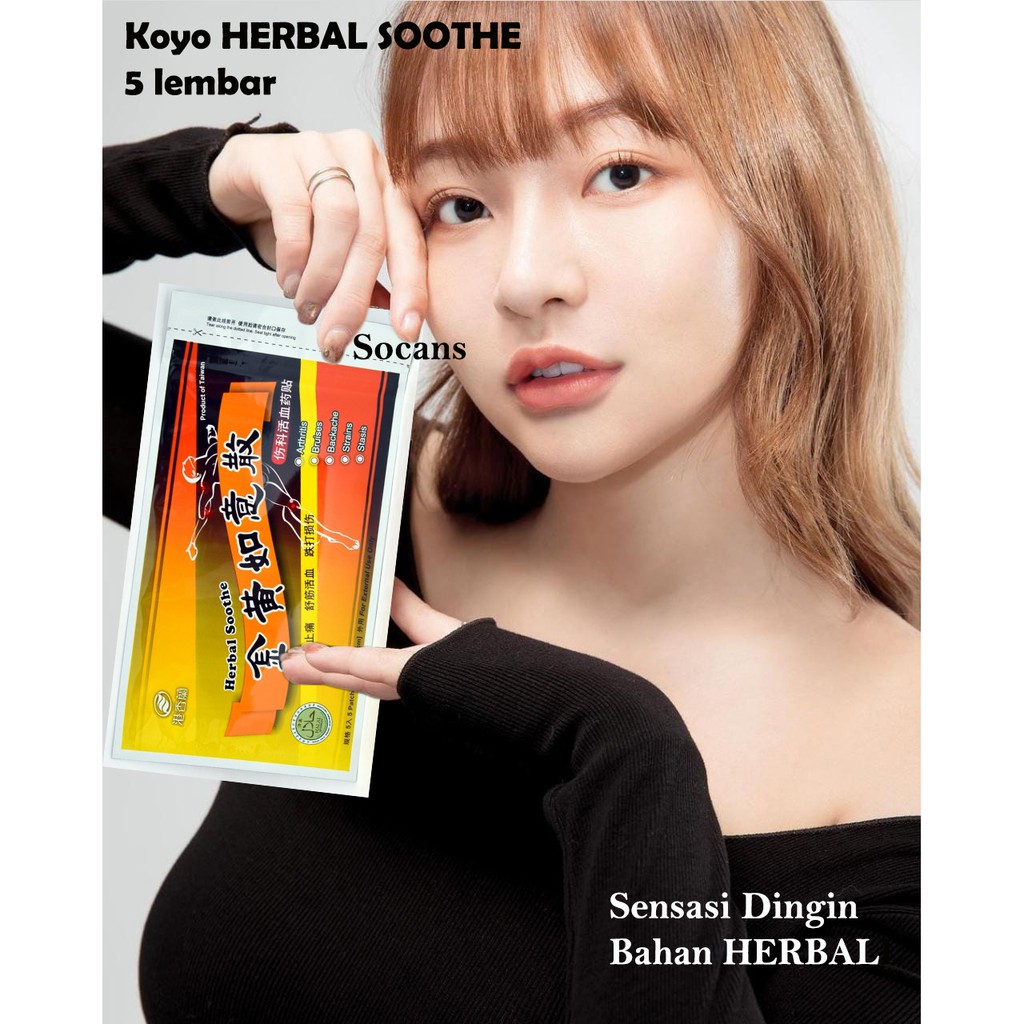 

Herbal Soothe Plaster HALAL koyo kaiser taiwan 5 pcs