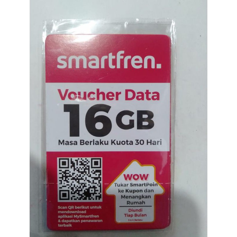 Voucher smartfren 16 GB