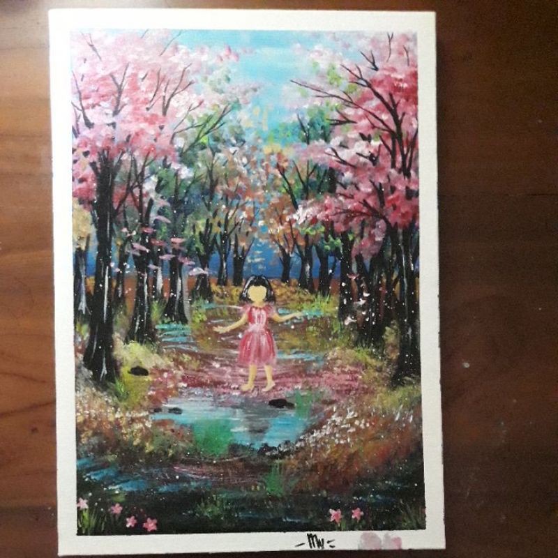 

Lukisan Surealis kanvas 25×35