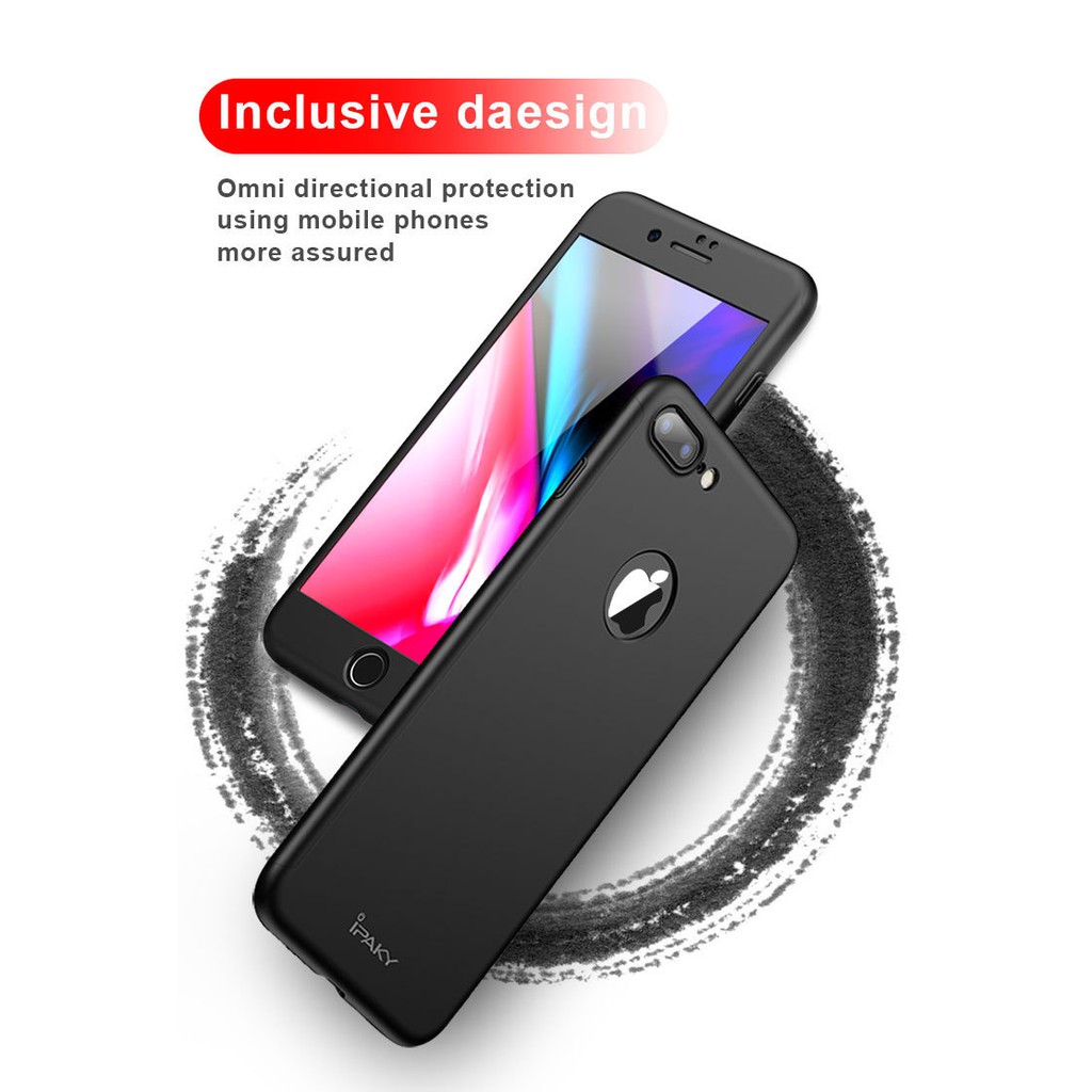 GoodCase - Case iPh 6 | 6+ | 7/ 8 | 7+/ 8+ | X/ XS Full Cover Hardcase iPaky 360