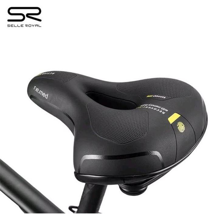 PROMO GRATIS ONGKIR Jok Sadel selle royal - Sepeda Kulit Soft Pad Off - road Style - Race Style - sadel sepeda mtb entity - jok sepeda BMX - jok sepeda empuk - jok sepeda gunung - Sadel Sepeda Comfortable Spring Shock Absorption Skidproof