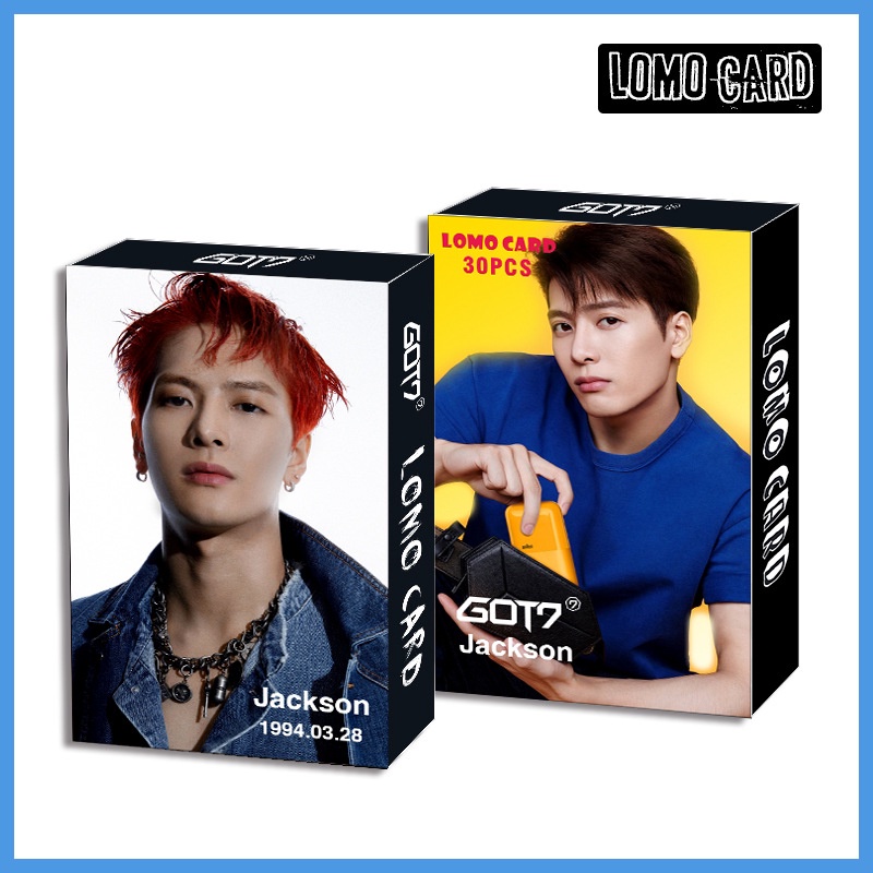 30 Pcs / box Kartu Foto Lomo Album Got7 JB JinYoung Jackson