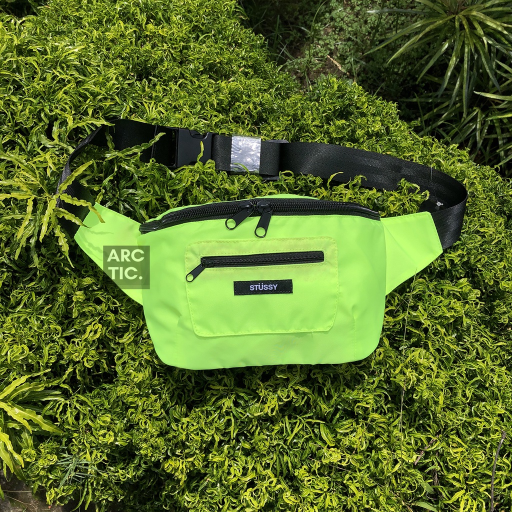 STUSSY FANNY PACK WAIST BAG - GREEN | TAS STUSSY