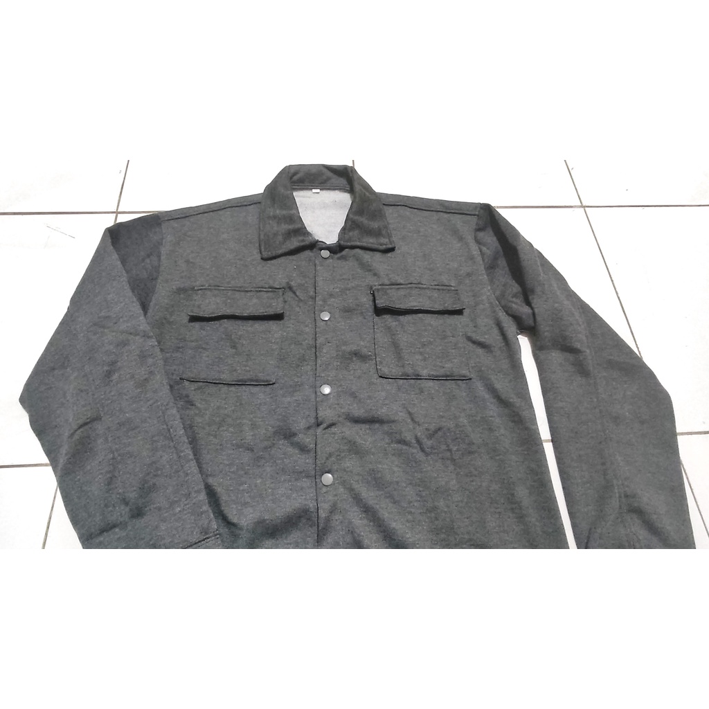 Jaket pria IKC 002 distro cbr six Bandung hoodie dua sisi bolak balik keren grosir pakaian pria H0D7-8