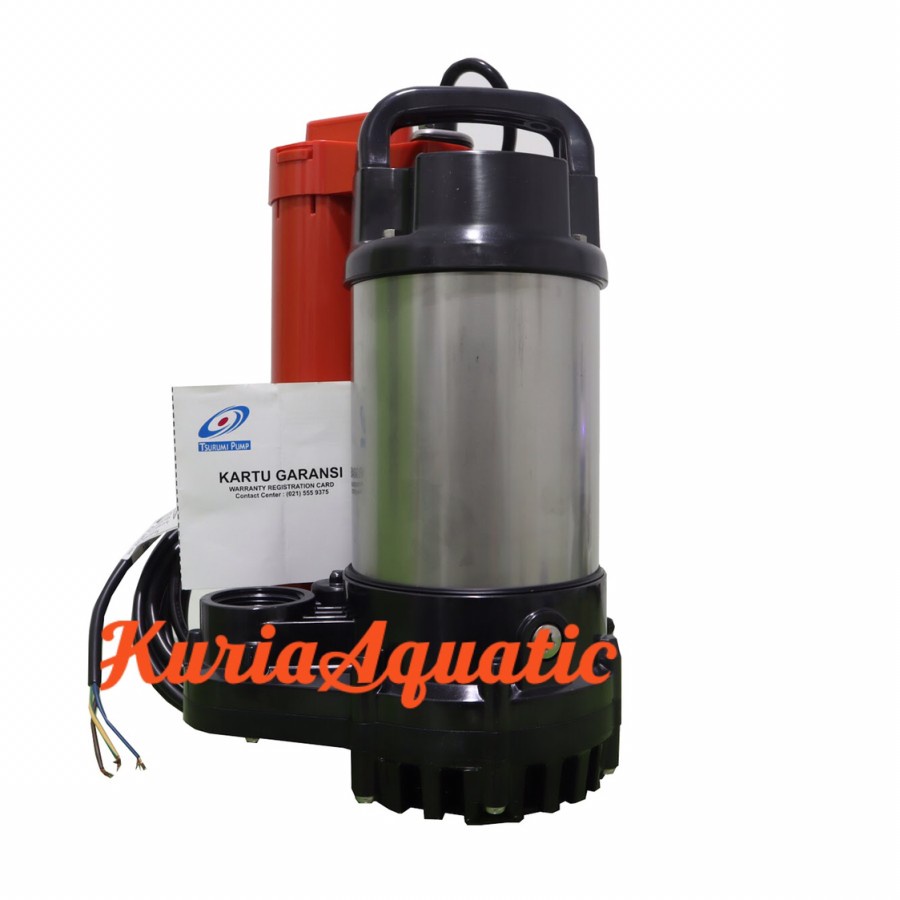 TSURUMI OMA3 / OMA 3 POMPA CELUP KOLAM KOI OTOMATIS 150W 150 W / Watt bagus