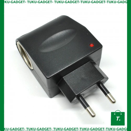 Universal Converter Car Charger Lighter To EU Plug 12V 500mA