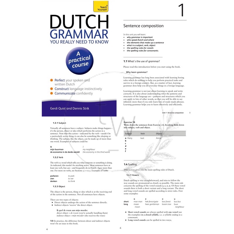 Complete Dutch / Get Started in Dutch / Dutch Grammar / Essential Dutch Dictionary - Teach Yourself | Buku Bahasa Belanda-Dutch Grammar