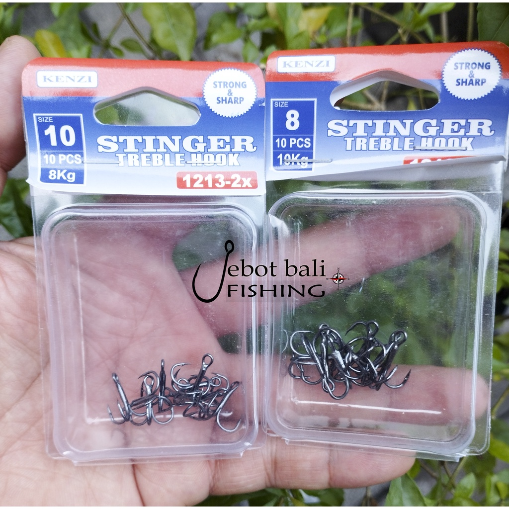 Treble Hook KENZI STINGER - Kail Pancing Untuk Lure Minnow dll