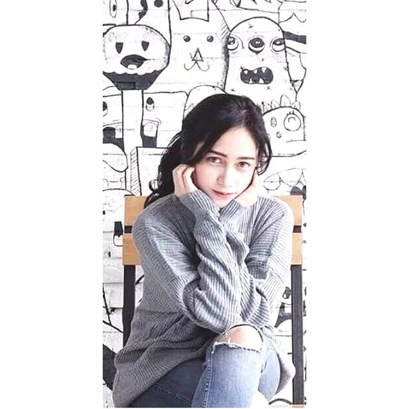 BOXY SWEATER XXL /ATASAN MURAH / BLAOUSE / TUNIC-GREY
