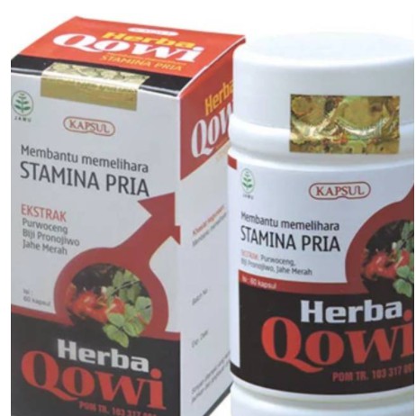 KAPSUL HERBA QOWI MENGATASI MASALAH EDHERBAL ALAMI KHUSUS UNTUK PRIA TANGGUH PERKASA