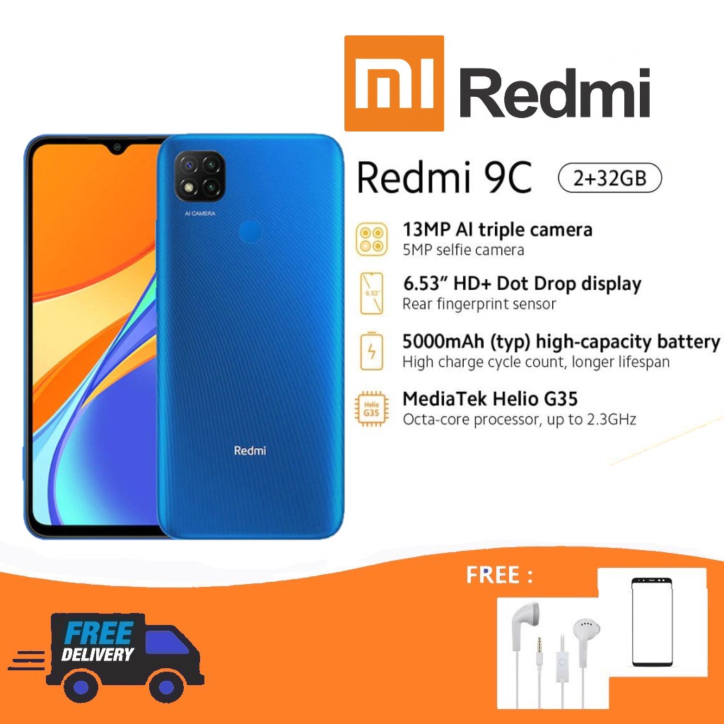 Xiaomi Redmi 9c Murah Bergaransi