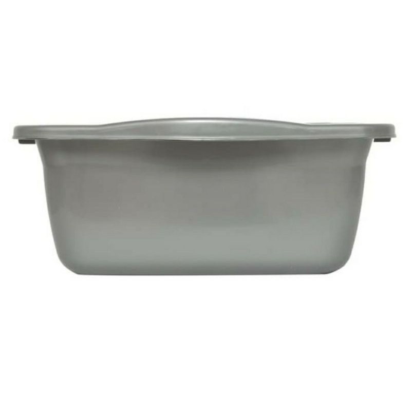 Baskom Segi 301 Abu Silver / Baskom Kotak / merk SL /VIVA / BeePlast baskom hidroponik