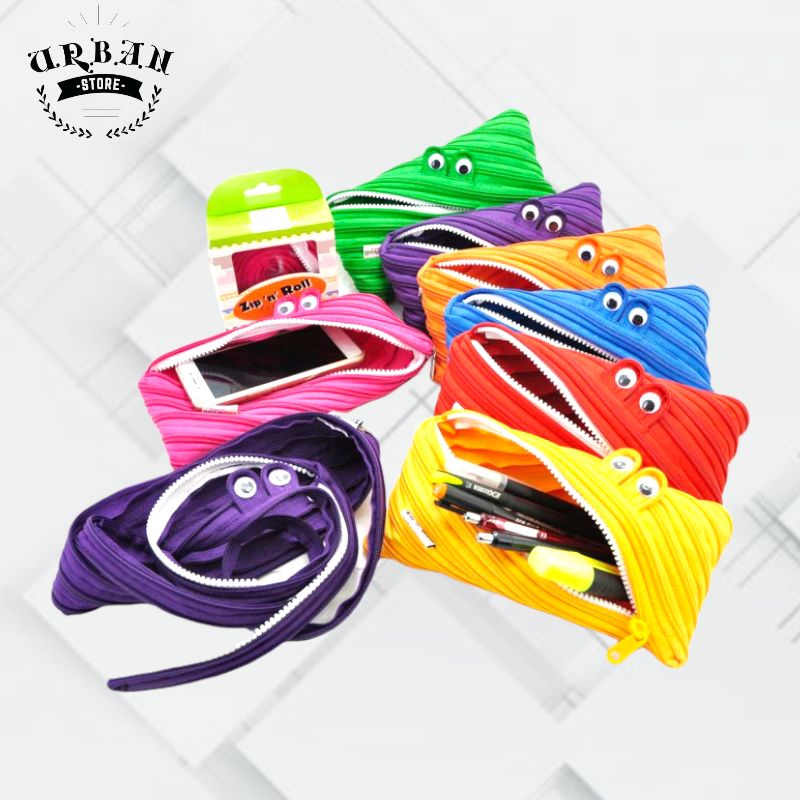 

ZIP N ROLL Tempat Pensil - Stationary Pouch Monster - SP-001