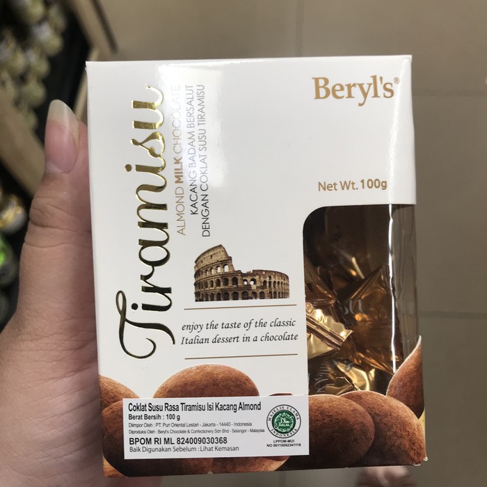 

Beryl’s Tiramisu Almond Milk Chocolate 100grams