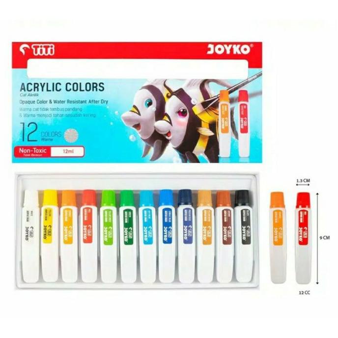 

TERBARU CAT ACRYLIC TITI JOYKO 12 Warna/CAT AKRILIK SET/CAT AKRILIK SET 24 WARNA/CAT AKRILIK PASTEL/CAT AIR/CAT AIR LUKIS SET/CAT AIR GIOTTO/KUAS LUKIS 1 SET/KUAS LUKIS KECIL/KUAS LUKIS LENGKAP/KANVAS LUKIS/KANVAS LUKIS SKETSA/KANVAS LUKIS MINI/KANVAS