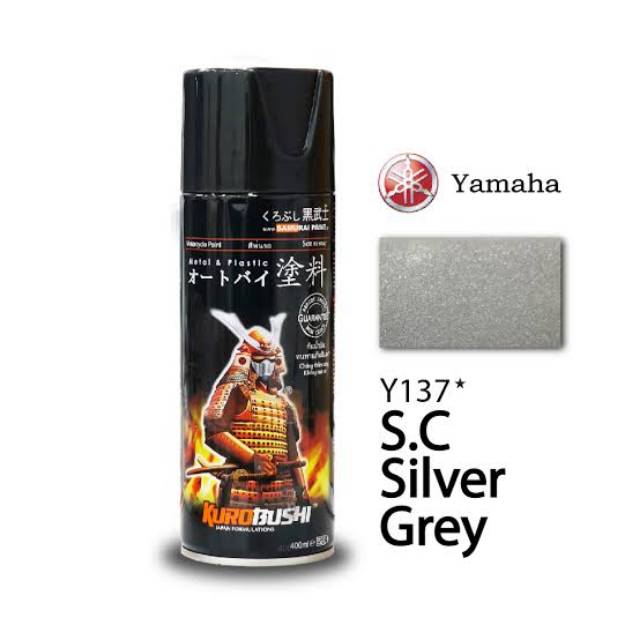 Samurai paint y137 silver grey cat samurai silver yamaha abu abu yamaha
