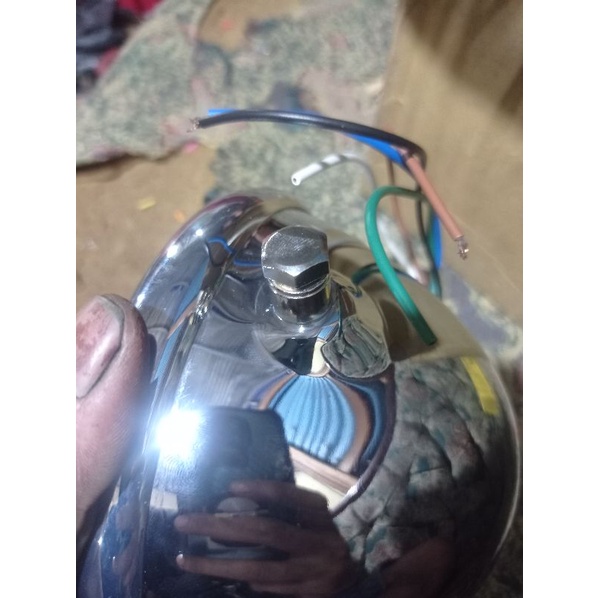 lampu depan ori jute biru segel